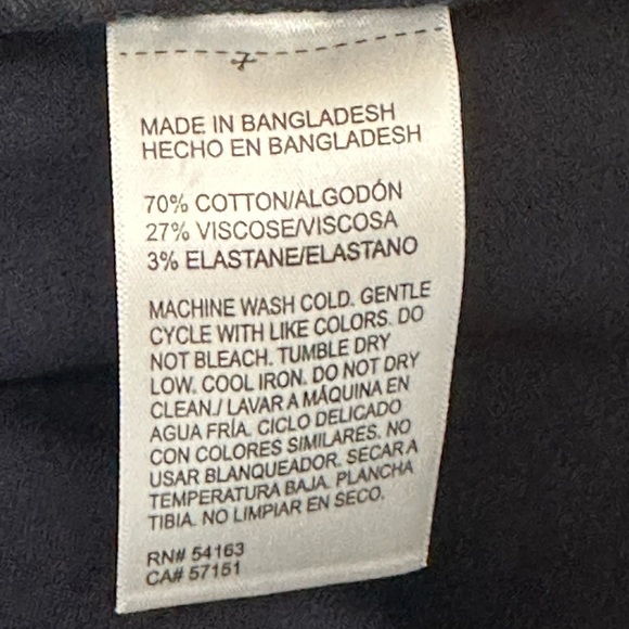 Women's Nautica 2XL Pull On Shorts Navy Blue Elastic Waistband Twill Spandex NWT - Picture 11 of 12